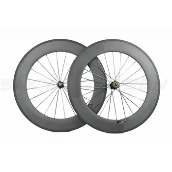 Ultra light 700C dviračių anglies ratų 24/30/35/38/45/50/55/60/75/88mm giliai kniedė, skirta vamzdinės anglies ratus keliais dviračio ratai