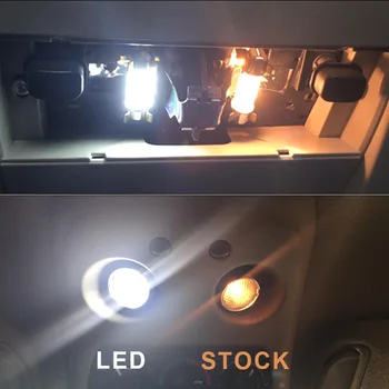 17pcs canbus LED lempos, vidaus apšvietimo + automobilių Stovėjimo šviesos rinkinio pakuotės 2006-2009 m. VW Golfo 5 MK5 MK V