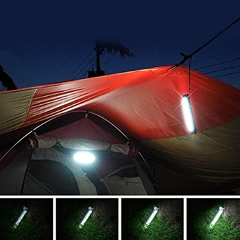 Lauko Saulės Stovykla Šviesos USB Įkraunamas 3W LED Nešiojamų Palapinės Pagalbos Naktį Lempos Pėsčiųjų Žibintai Žibintai, Saulės Skydelis, 5w