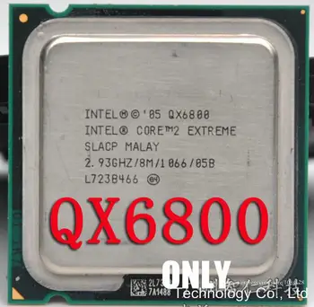 Nemokamas pristatymas QX6800 CPU/Lizdas 775/2.93 GHz/FSB 1066MHz/SLACP/65nm/130W/Desktop Procesorius scrattered vienetų