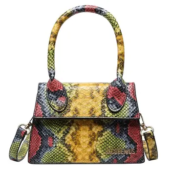 Jacquemus maišelį, rankinės moterims, garsaus prekės ženklo python maži krepšiai moterų 2020 m. prabangos dizaineris mini crossbody 