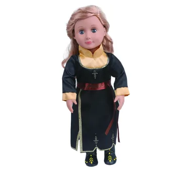 18-colių mergina lėlės kostiumas sušaldyti 2 princesė Ana suknelė Amerikos naujagimių tinka priedai 43 cm baby doll c814
