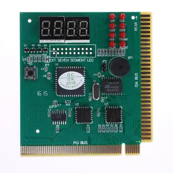 4-Skaitmenų LCD Ekranas PC Diagnostikos Kortelės Plokštė Testeris Kortelės Kompiuterinės Analizės Tinklo Įrankiai