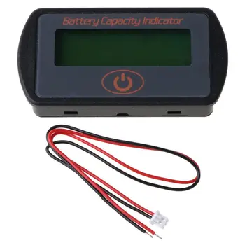 12V 24V LCD Baterijos Talpa Voltmeter Testeris Indikatorius Automobilinis Švino-rūgšties Ličio L4MF