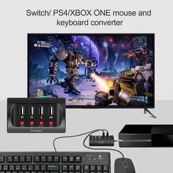 IPega PG-9133 Laidinė Klaviatūra ir Pelė Konverteris Adapteris, skirtas N-Switch/PS4/XBOX VIENAS Žaidimų Konsolės