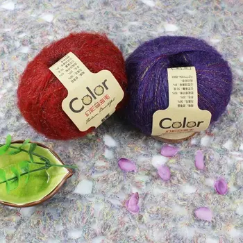 50g Vilnos kamuolys knittingThreads už knittingAcrylic moheros siūlai, mezgimo lana vilna, nėrimo siūlai rankomis megzti nerti linija