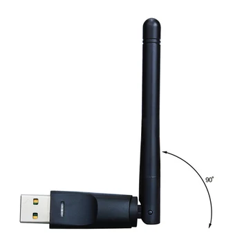 Vmade Mini Belaidžio LAN Tinklo Korta USB Wifi Ralink 5370 150mbps 2dBi wifi adapteris, DVB-T2, DVB-S2 TV BOX WiFI Antena