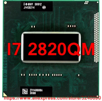 Originalus lntel Core I7 2820QM SR012 oficiali versija CPU (8M Cache/2.3 GHz-3.4 GHz/Quad-Core) i7-2820qm Nešiojamas procesorius