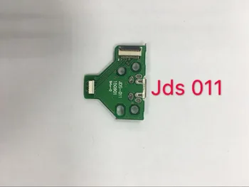 50pcs/daug USB Įkrovimo lizdas kištukinis Lizdas su valdybos jds-011 žalia 12pin Už PS4 Dulshock valdytojas