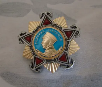 58*58MM CCCP SSRS Ženklelis Išskirtinį Apdailos Tėvynės Karo Nachimovas Rusijos Žvaigždė Klasika Karinės Minint Medalis WW II
