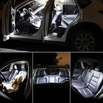7Pcs Auto Canbus LED Vidaus apšvietimo Komplektas Mitsubishi Montero Shogun Pajero 4 V80 V93 V97 V98 2007-2018 2019 2020 Automobilių Apšvietimas