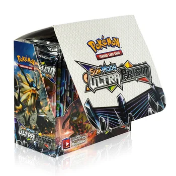 324Pcs/box Pokemon kortelės TCG Sun & Moon Ultra Prizmę 36 Pak Booster Box Rinkti Prekybos Kortų Žaidimas