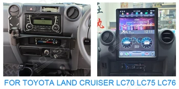 Toyota Land Cruiser LC70 LC75 LC76 Android 9 Tesla Radijo Automobilių Multimedijos PlayerTesla Stereo Garso GPS Navi Blokas Carplay DSP
