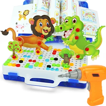 Vaikų Gręžimo Žaislai, Kūdikių Kūrybos Atsuktuvas Mozaikos Žaislas Vaikams 