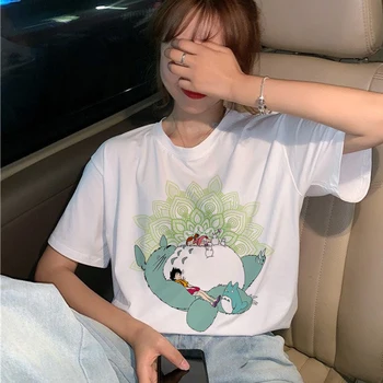 Naujas Totoro Marškinėliai Moterims 