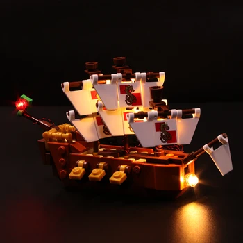 Led Šviesos Rinkinys, Suderinamas su Lego 21313 Idėjų Serie 16051 kūrėjas laivas Butelyje Statybiniai Blokai, Plytos(tik LED šviesos)