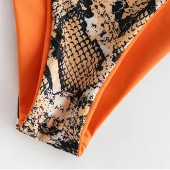 Womail Moterų Leopard Print Dviejų dalių Seksualus maudymosi kostiumėlį Padalinta maudymosi kostiumėlį, Priežastinis Aukšto Juosmens Tvarstis Ponios Merginų Paplūdimio