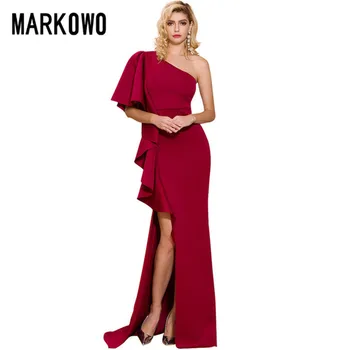 MARKOWO Desinger Prekės 2020 Karšto pardavimo vakarinę suknelę modeliai, moterų drabužiai Europos ir Amerikos užsienio prekybos naujas stilius irregul