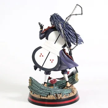 Naruto Shippuden Uchiha Madara Gunbai Uchiwa Ver. Statula PVC Pav Kolekcines Modelis Žaislas