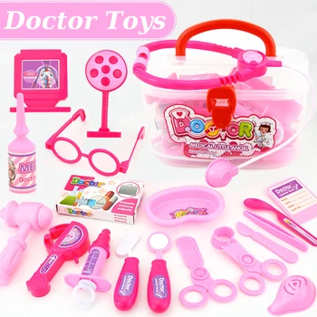 Apsimesti Žaisti Žaislai Gydytojas Švietimo Žaislai Mergaitėms, Žaislai Medicinos Modeliavimas vaistinėlėje Rinkinys Vaikams Berniukams Kalėdų Dovanos