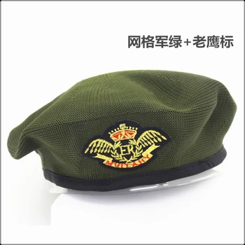Unisex Armijos Žalioji Beretės Sailor Šokio Spektaklis Cosplay Skrybėlės Star Emblema Kvėpuojantis Buriuotojai Skrybėlę Pėsčiomis Keliauti Karinio Jūrų Laivyno Karinės Kepurės