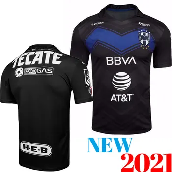 2021 2022 Monterėjaus marškinėliai R. FUNESMORI M. MEZA AKELOBA R. PIZARRO Camiseta de futbol Monterėjaus T-Shirt Aukščiausios kokybės