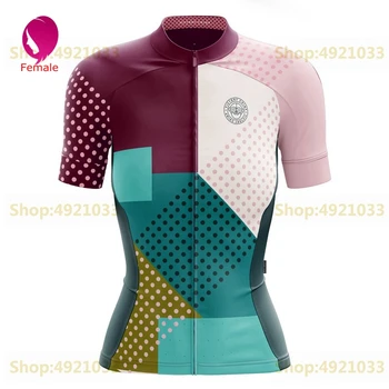 Komandos Pergalę Chim 2021 dviračių džersis moterys Vasarą trumpomis rankovėmis Meno stilius dviračiu drabužių Individualizavimas sporto drabužiai