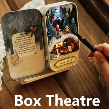 Box Teatre 3Style(Miško Rhapsody/Island Adventures/Sniego Svajonė)Kūrybos Dovana 