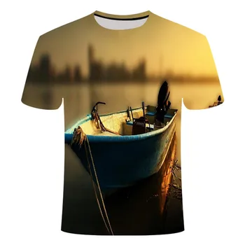 Žvejybos T-shirt cool Atsitiktinis gyvūnų vyrų, moterų, juokingi marškinėliai, vyriški hip-hop ' o marškinėliai spausdinami O-kaklo trumpomis rankovėmis Viršūnes&Tee 6XL