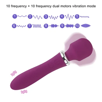 OLO G Spot vibruojantis Dildo Klitorio Stimuliatorius Sekso Žaislai Moteris Dual Varikliai Vibratoriai Magic Wand AV Vibratorius Makšties Massager