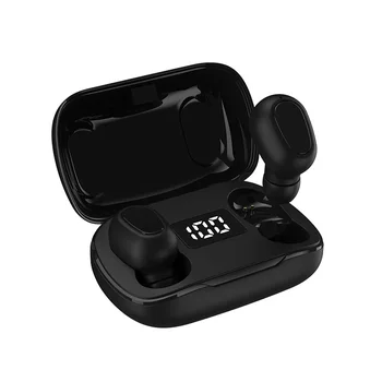 L21pro TWS Bluetooth5.0 Ausinės su Skaitmeniniu Ekranu Įkrovimo Lauke Belaidžių Ausinių Stereo Sporto Vandeniui Ausinių Ausinių