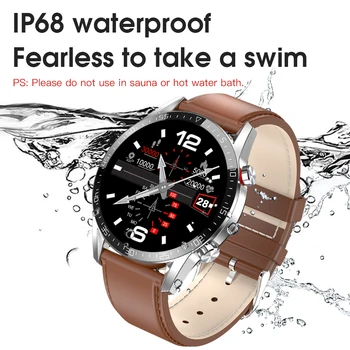 Naujas L13 Smart Watch Vyrų IP68 Vandeniui EKG PPG 