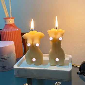 Moteris Deivė 3D Liemens Silikono Formų Moterys, Žvakių liejimo Formos Betono Žvakė Formų Silikoninių Formų skirti Žvakė Priėmimo