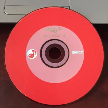 Didmeninė 50 Diskų Yihui Klasės 700 MB, 52x Tuščią Spausdinti Raudonas Automobilis CD-R Disko