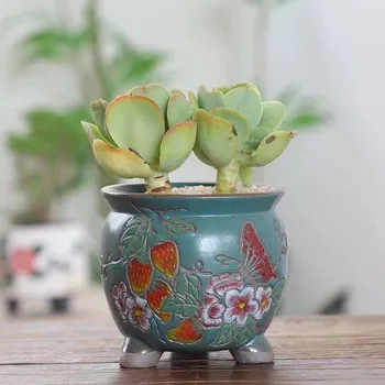 Bonsai Keramikos Vazonas Turas Sultingi Augalų Puodą Žaliųjų Augalų Puodą Baseino Patalpų apdaila, balkonų apdaila