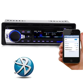 1 din Naujų Automobilių Radijas, Bluetooth, MP3, FM/USB Brūkšnys USB 12V Automobilio Audio 