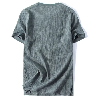 Vasaros vyriškų Didelio dydžio Marškinėlius Japonų Stiliaus 9XL 10XL Atsitiktinis trumpomis Rankovėmis XL Didelis 7XL 8XL T-Shirt Medvilnės Retro