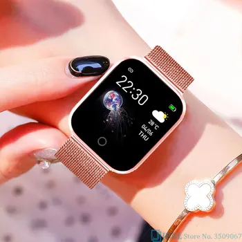Nerūdijančio Plieno Smart Watch Moterys Vyrai Smartwatch 