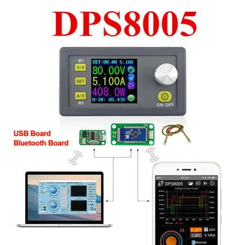 DPS8005 programuojami pastovios įtampos srovės Žingsnis žemyn maitinimo modulis Voltmeter Ammeter buck konverteris 80V 5A 40%Nuolaida