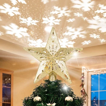 Kalėdų Ornamentu Žibintai Star Šviesos Projektorius Apdailos Kalėdų Medžio Šviesos Šventė Apšvietimas, naujametiniai Papuošimai