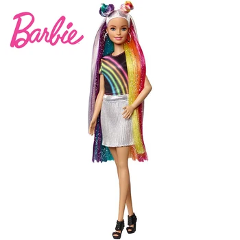Originalias barbie Lėles Prekės rainbow Asortimentas Fashionista Mergina Roko Mados Stilius, Vaikų Gimtadienio Dovana bonecas žaislai mergaitėms