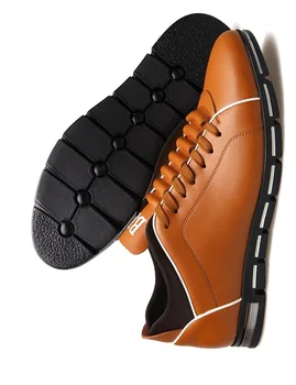 Karšta! naujas stilius rudenį 2020 m., Naujosios Anglijos vyrų tendencija vyriški bateliai, laisvalaikio bateliai odiniai batai kvėpuojantis keturių vyrų dydis 45-48
